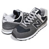 new balance ML574EI2 GRAY BLACK画像