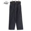 GOLD RECYCLED WASTE SUVIN COTTON YARN 11oz. DENIM 5POCKET PANTS -TYPE WITHOUT CINCH BACK- 22A-GL42320A画像