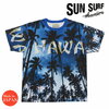 SUN SURF フォトプリント Tシャツ "HAWAIIAN PALMS" SS79006画像