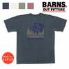 BARNS ビンテージライク プリント Tシャツ BR-22292画像