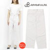JOHNBULL デニム サスペンダー パンツ ホワイト ZP394画像