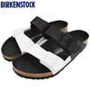 BIRKENSTOCK ARIZONA SPLIT BIRKO-FLOR Black/White 1019703画像