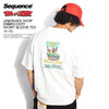 Sequence by B-ONE-SOUL TOM and JERRY LEMONADE SHOP EMBROIDERY SHORT SLEEVE TEE -WHITE- I-2570905画像