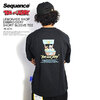 Sequence by B-ONE-SOUL TOM and JERRY LEMONADE SHOP EMBROIDERY SHORT SLEEVE TEE -BLACK- I-2570905画像
