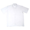 INDIVIDUALIZED SHIRTS SHORT SLEEVE ATHLETIC FIT LINEN CAMP COLLAR SHIRTS white画像