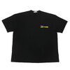 COMME des GARCONS FLUORESCENT LOGO BIG SILHOUETTE TEE BLACK画像