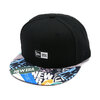 NEW ERA 59FIFTY ステッカーズロゴ ボックスロゴ ブラック 13059398画像