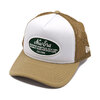 NEW ERA 9FORTY A-Frame トラッカー オーバルロゴ カーキ 13059214画像