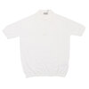 JOHN SMEDLEY EASY FIT ISIS MENS SHIRT SS WHITE画像