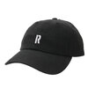 RHC Ron Herman Linen R Logo Cap BLACK画像