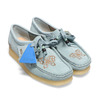 Clarks Wmns Wallabee ANNA SUI atmos Ocean Blue 26163266画像