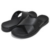 COLE HAAN GRAND AMBITION CRISSCROSS SLIDE SANDAL BLACK C35322画像