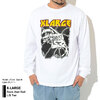 X-LARGE Rock And Roll L/S Tee 101221011012画像
