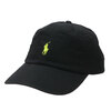 POLO RALPH LAUREN Classic Baseball Cap BLACK NEON画像