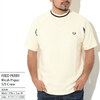 FRED PERRY Mesh Pique S/S Crew M3844画像