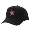 YOSHINORI KOTAKE DESIGN × BARNEYS NEWYORK BLACK LINE SPANGLE STAR MESH CAP BLACK画像