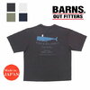 BARNS タフネック プリントTシャツ WAHLE SEA GRELLS BR-22212画像