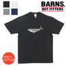 BARNS TSURIAMI クルーネック Tシャツ Whale Zebra BR-22220画像