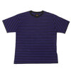 NEEDLES 22SS BORDER S/S TEE PURPLE画像