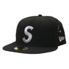 Supreme 22SS Characters S Logo New Era BLACK画像