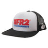 #FR2 American Logo Mesh Cap WHITExBLACK画像