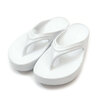 OOFOS OOmega PLAT FM WHITE画像