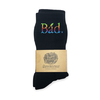 FoxtrotUniform BAD APPLE SOCKS BLACK/SPECTRUM画像