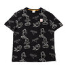 PUMA × GARFIELD AOP TEE Puma Black 534434-01画像