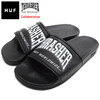 HUF × THRASHER Slide Black CP00105画像