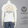 AVIREX LADIES EMBROIDERY FATIGUE T-SHIRT 6293028画像
