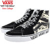 VANS Sk8-Hi Black/White Vans Collage VN0A7Q5NBA2画像