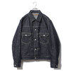 SCYE BASICS Selvedge Denim Pivot Sleeve Trucker Jacket 5122-63544画像