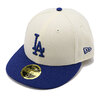 NEW ERA LP59FIFTY MLB 2-Tone ロサンゼルス・ドジャース クロームホワイト ダークロイヤルバイザー 13327782画像