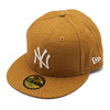 NEW ERA 59FIFTY Duck Canvas ダックキャンバス ニューヨーク・ヤンキース ライトブロンズ 13328514画像