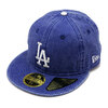 NEW ERA RC 59FIFTY Washed Cotton ウォッシュドコットン ロサンゼルス・ドジャース ダークロイヤル 13327603画像