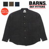 BARNS バンドカラー シャツ ジャケット BR-22319画像