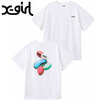 X-girl PILLS S/S TEE WHITE 105223011013画像