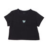 ANNA SUI Archive バタフライ刺繍 チビT BLACK 22SS-AATP05画像