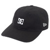 DC SHOES NEW ERA BENCHWARMER STRAPBACK CAP BLACK/WHITE DCP224214-KVJO画像