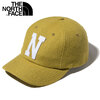 THE NORTH FACE TNF Logo Flannel Cap MINERAL GOLD NN42031-ME画像
