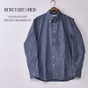 INDIVIDUALIZED SHIRTS STANDARD FIT L/S BD SHIRT RIGID CHAMBRAY BULE画像