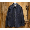 FOB FACTORY F3484 DENIM COAL MINER SHIRT画像