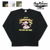 Buzz Rickson's 長袖 プリント Tシャツ 311th FTR-BOMB SQ. MADE IN USA BR69059画像