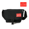 Manhattan Portage Nylon Messenger Bag JRS Flap Zipper Pocket BLACK MP1605JRSFZP画像