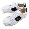 FRED PERRY B721 TEXTURED LEATHER/BRANDED WHITE B4291-200画像