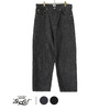 GOLD RECYCLED WASTE SUVIN COTTON YARN 11oz. DENIM 5POCKET TAPERED PANTS 22B-GL42331画像