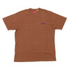 Supreme Washed Handstyle S/S Top BROWN画像