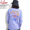 COOKMAN Long Sleeve T-Shirts TM paint Burger -LIGHT BLUE- 231-23164画像