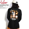 COOKMAN Long Sleeve T-Shirts TM paint Pizza Party -BLACK- 231-23162画像