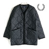 FRED PERRY MIE LAVENHAM QUILTED LINER LAMP BLACK J2852-G95画像